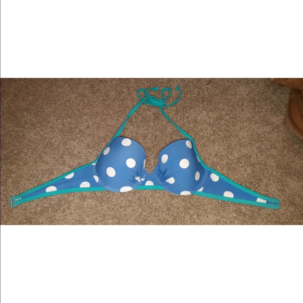 polka dot bikini top